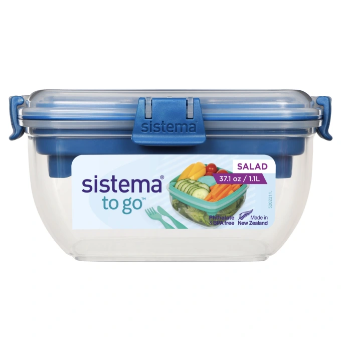 Pojemnik Sałatka To Go 1.1L niebieski